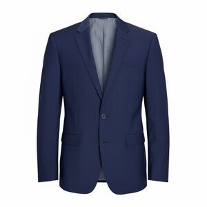 NEIMAN MARCUS Luxury Designer WOOL Business Casual Super 100's Blazer Jacket 40R